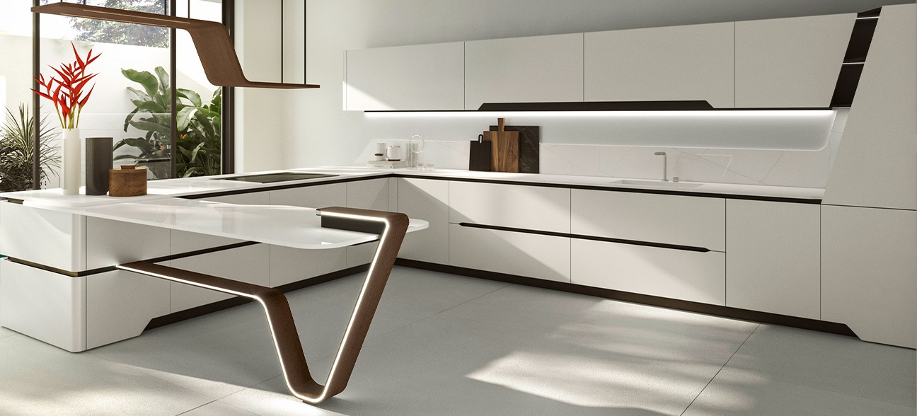 Exclusive Italian kitchen in a Marbella villa