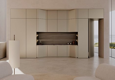 Snaidero kitchen in Marbella designed by Pininfarina