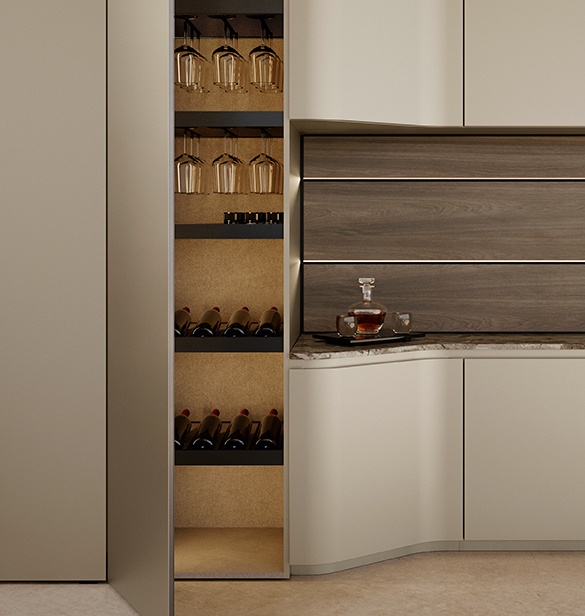 Snaidero Link kitchen Marbella villa