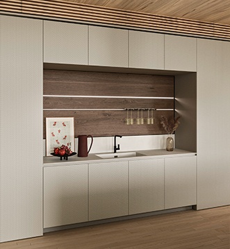 Snaidero Elementi & Way luxury kitchen finishes detail