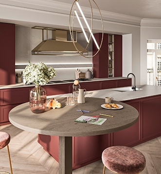 Snaidero Frame kitchen open to living room