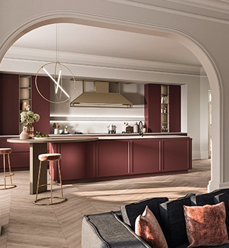 Snaidero Frame luxury kitchen finishes detail