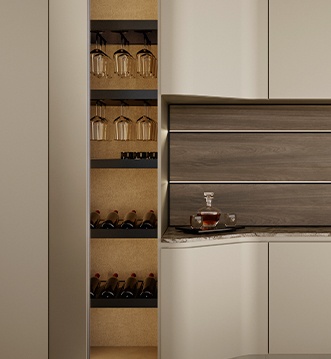 Snaidero Ola White luminous Italian kitchen Marbella