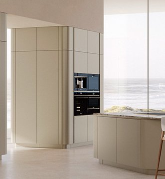 Snaidero Ola White designer kitchen by Cucineti Marbella
