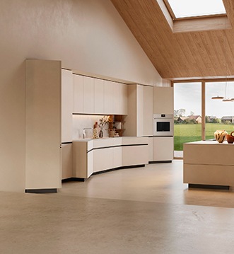 Snaidero Orbita dining area with open units