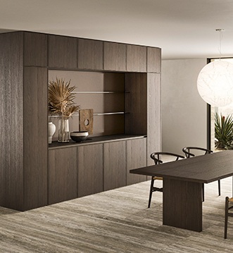 Snaidero Quadra island kitchen in a Marbella villa