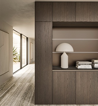 Snaidero Quadra kitchen open to living room