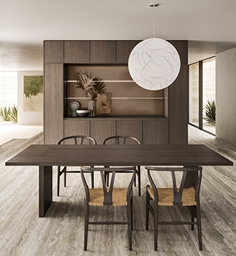 Snaidero Quadra Modula sideboards in the living area