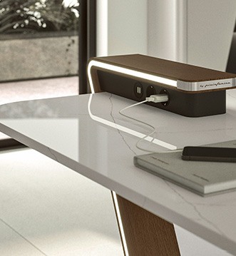 Snaidero Vision White contemporary Italian kitchen Marbella